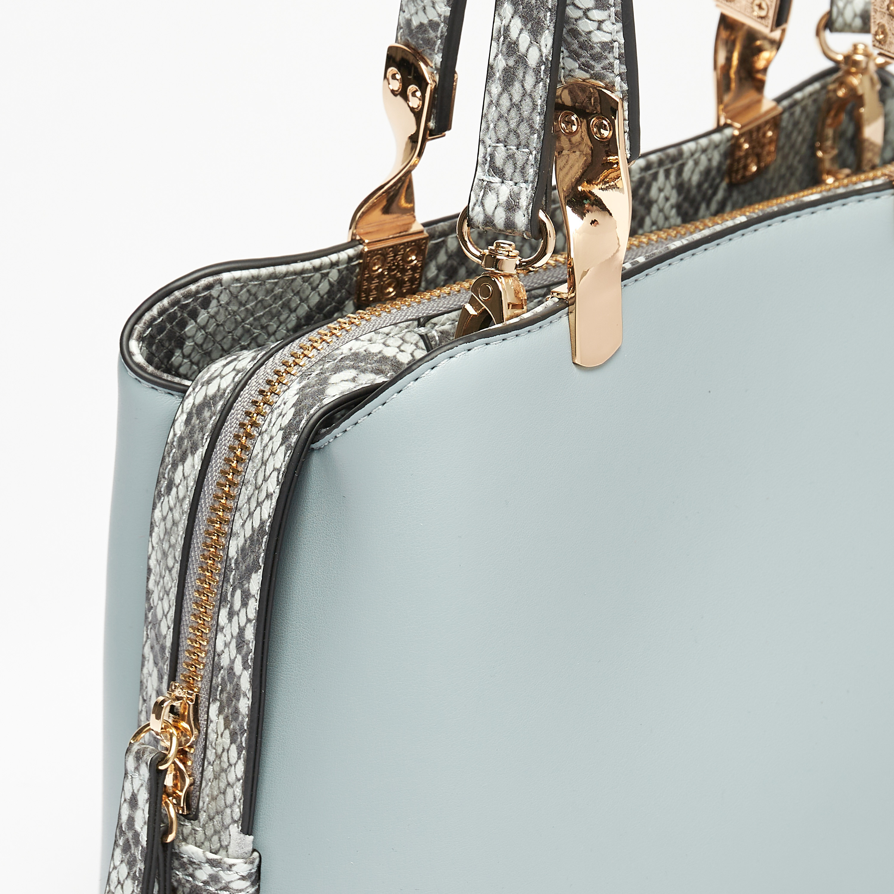 شنطة توتي بطبعات ومقبض مزدوج وسحّاب إغلاق من سيليست-women-bagsandwallets-handbags-image-4