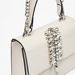 Celeste Crystal Studded Satchel Bag with Tassel Detail and Chain Strap-Women%27s Handbags-thumbnailMobile-3