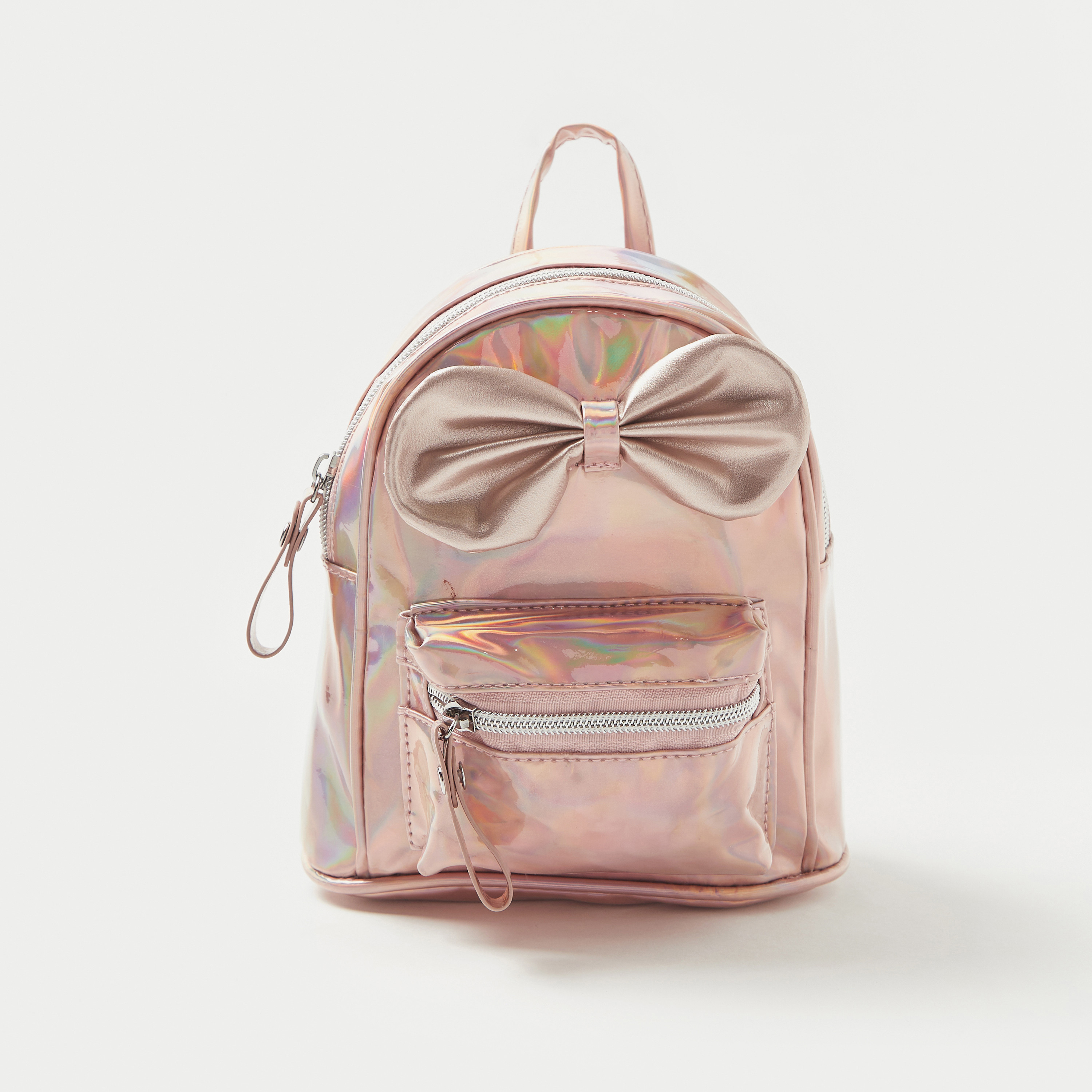 شنطة ظهر قزحية الألوان بزخارف فراشة وحمالات كتف من تشارمز-girls-accessories-bags-image-1