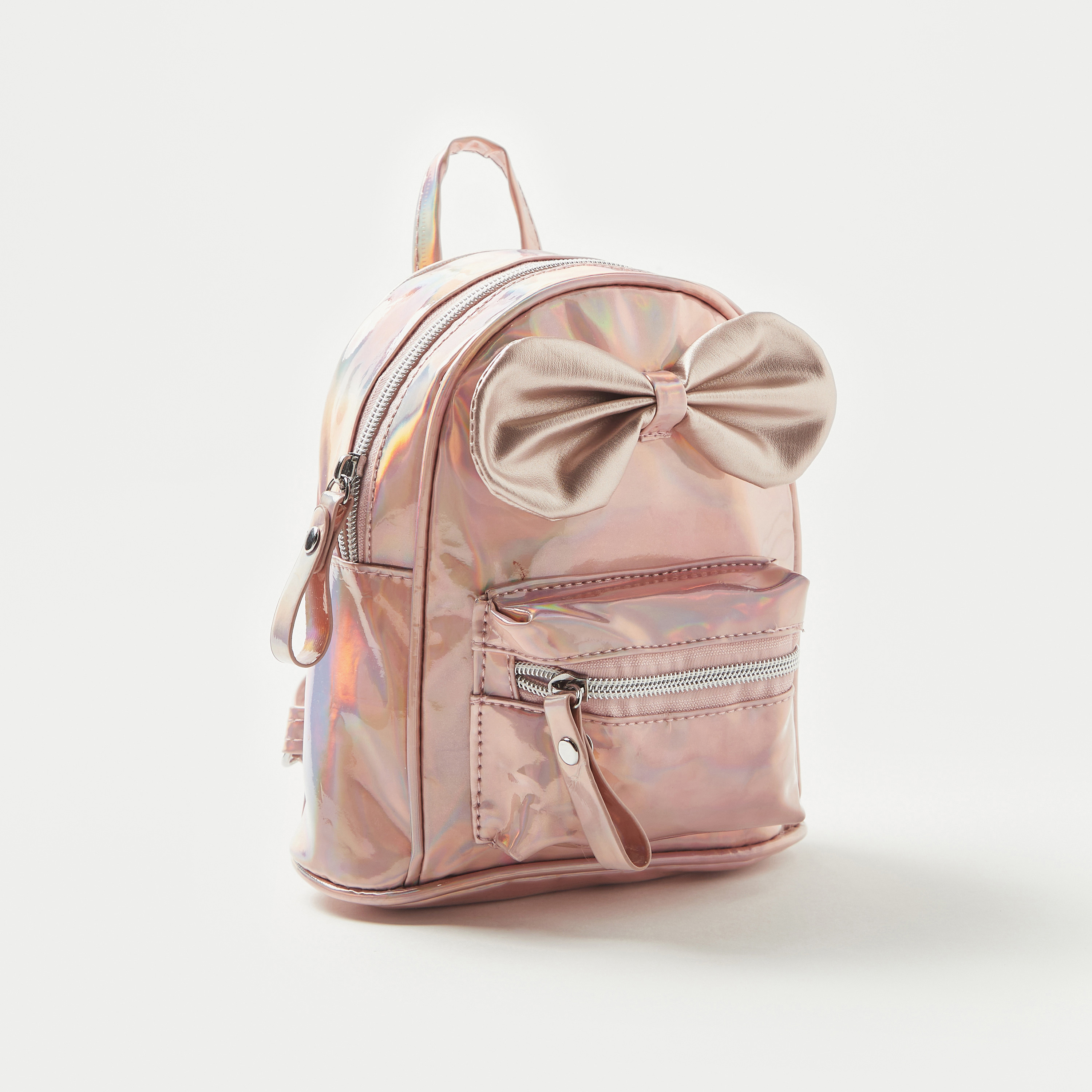 شنطة ظهر قزحية الألوان بزخارف فراشة وحمالات كتف من تشارمز-girls-accessories-bags-image-2