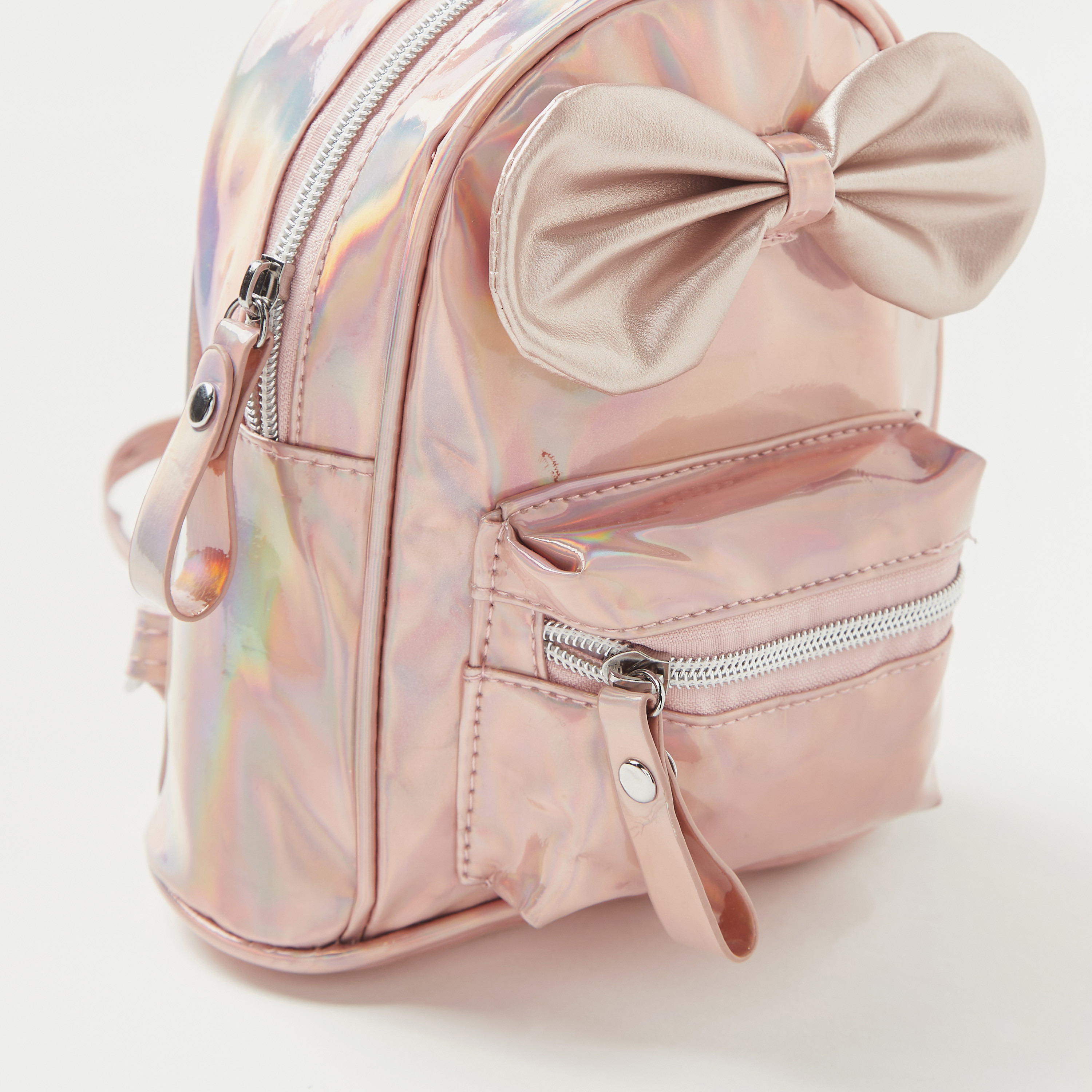 شنطة ظهر قزحية الألوان بزخارف فراشة وحمالات كتف من تشارمز-girls-accessories-bags-image-3