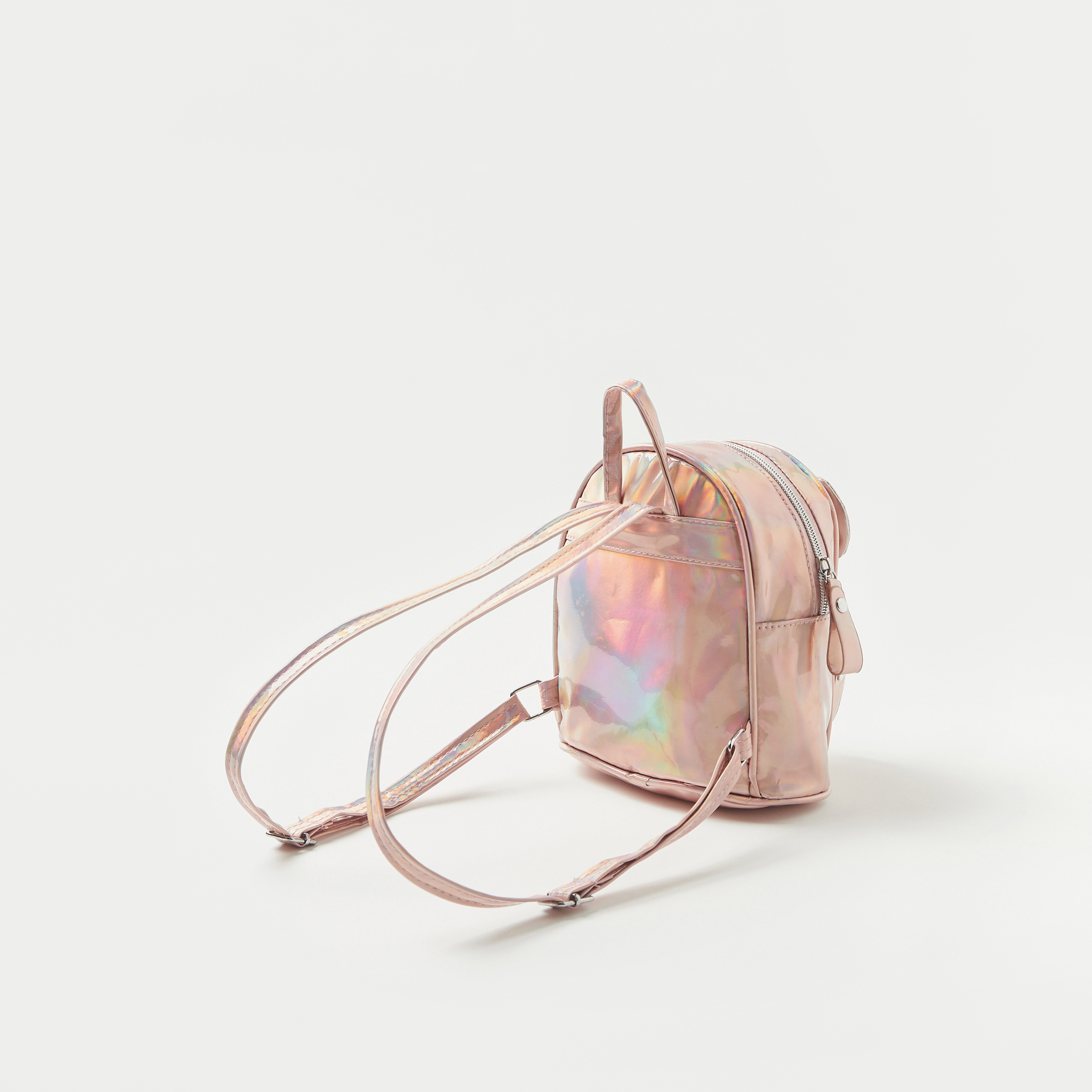 شنطة ظهر قزحية الألوان بزخارف فراشة وحمالات كتف من تشارمز-girls-accessories-bags-image-4