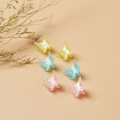 Charmz Butterfly Hair Clamp - Set of 6