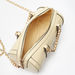 Elle Embossed Bowler Bag with Detachable Strap and Zip Closure-Women%27s Handbags-thumbnailMobile-3