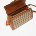 Elle Embellished Jacquard Satchel Bag with Detachable Strap-Women%27s Handbags-thumbnailMobile-5