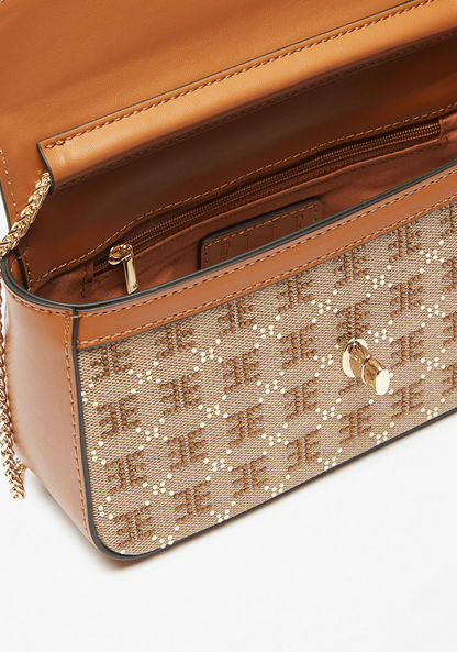 Elle Embellished Jacquard Crossbody Bag with Detachable Strap-Women%27s Handbags-image-5