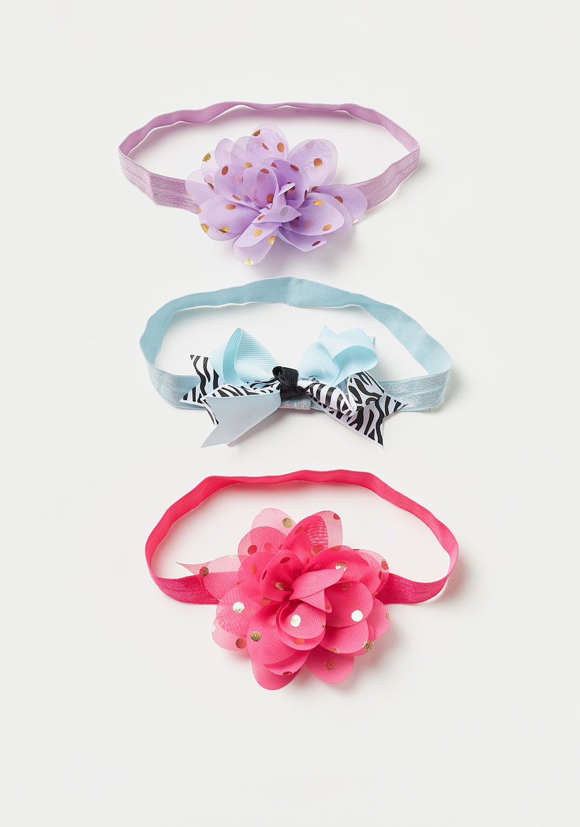 Charmz Embellished Headband - Set of 3-Hair Accessories-image-1