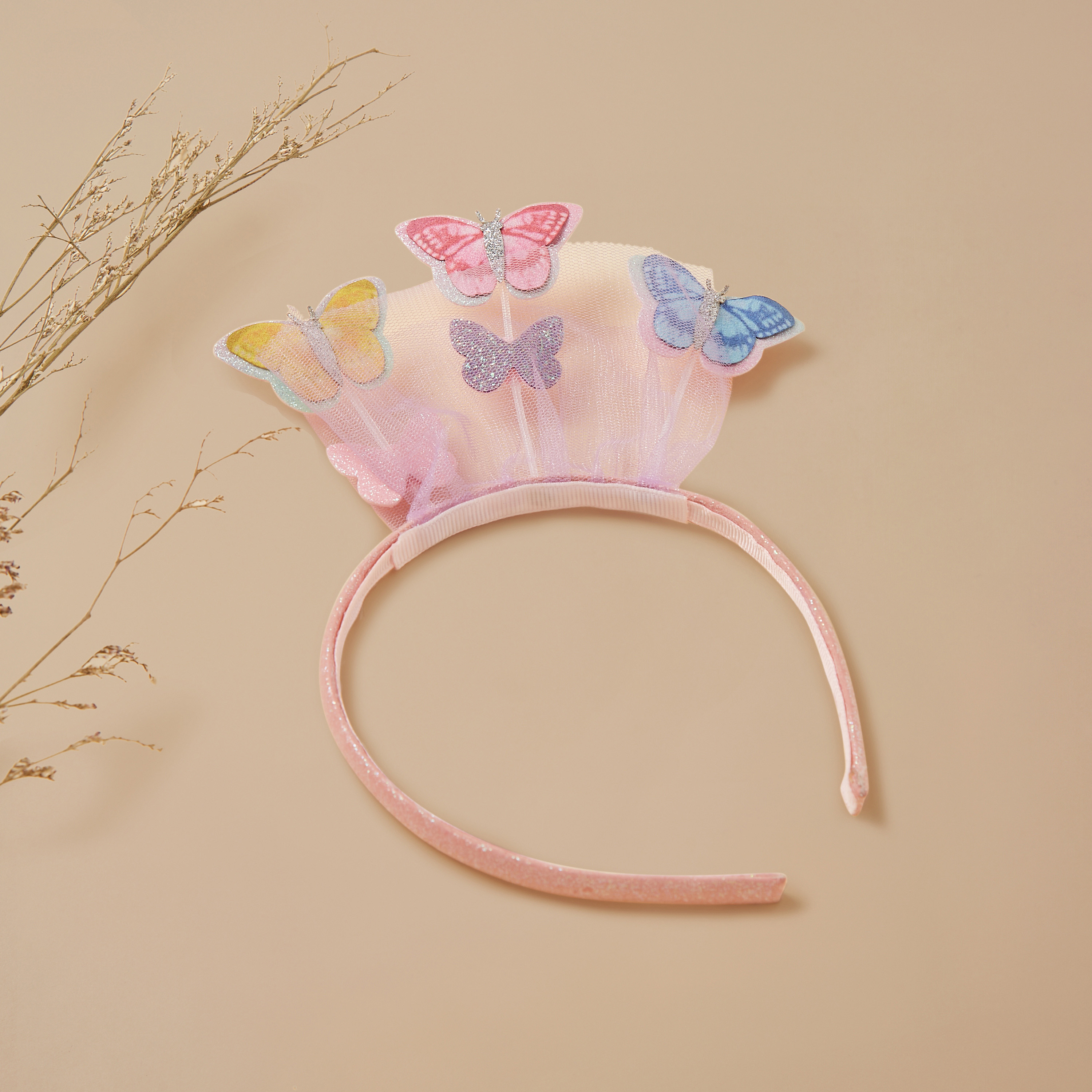Charmz Butterfly Applique Detail Hair Band-baby-girls-accessories-hairaccessories-image-1