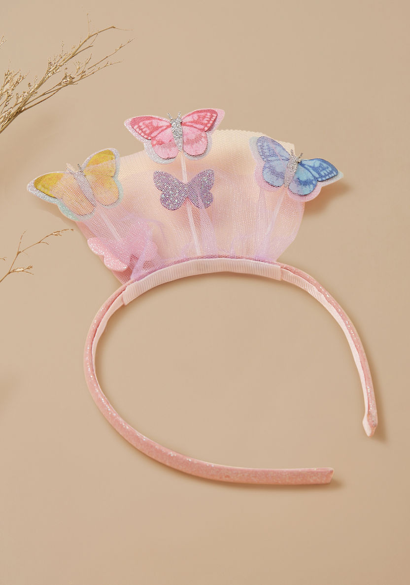 Charmz Butterfly Applique Detail Hair Band-Hair Accessories-image-0