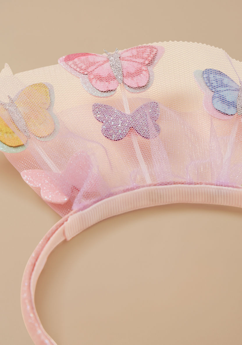 Charmz Butterfly Applique Detail Hair Band-Hair Accessories-image-3