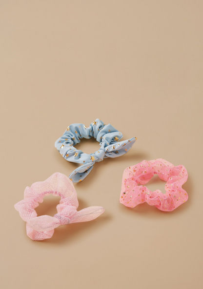 Charmz Assorted Hair Scrunchie - Set of 3-Hair Accessories-image-1