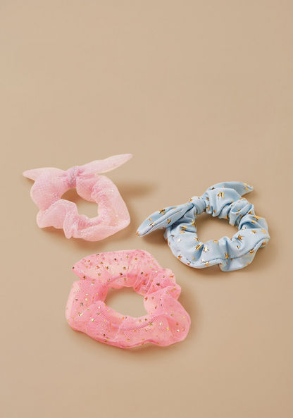 Charmz Assorted Hair Scrunchie - Set of 3-Hair Accessories-image-2