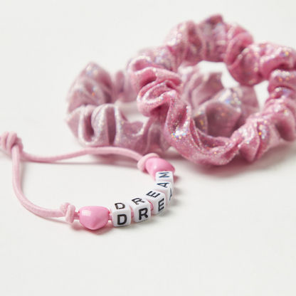 Charmz 3-Piece Assorted Hair Tie and Scrunchie Set-Hair Accessories-image-2
