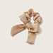 Charmz Textured Scrunchie with Bow Accent-Hair Accessories-thumbnailMobile-1