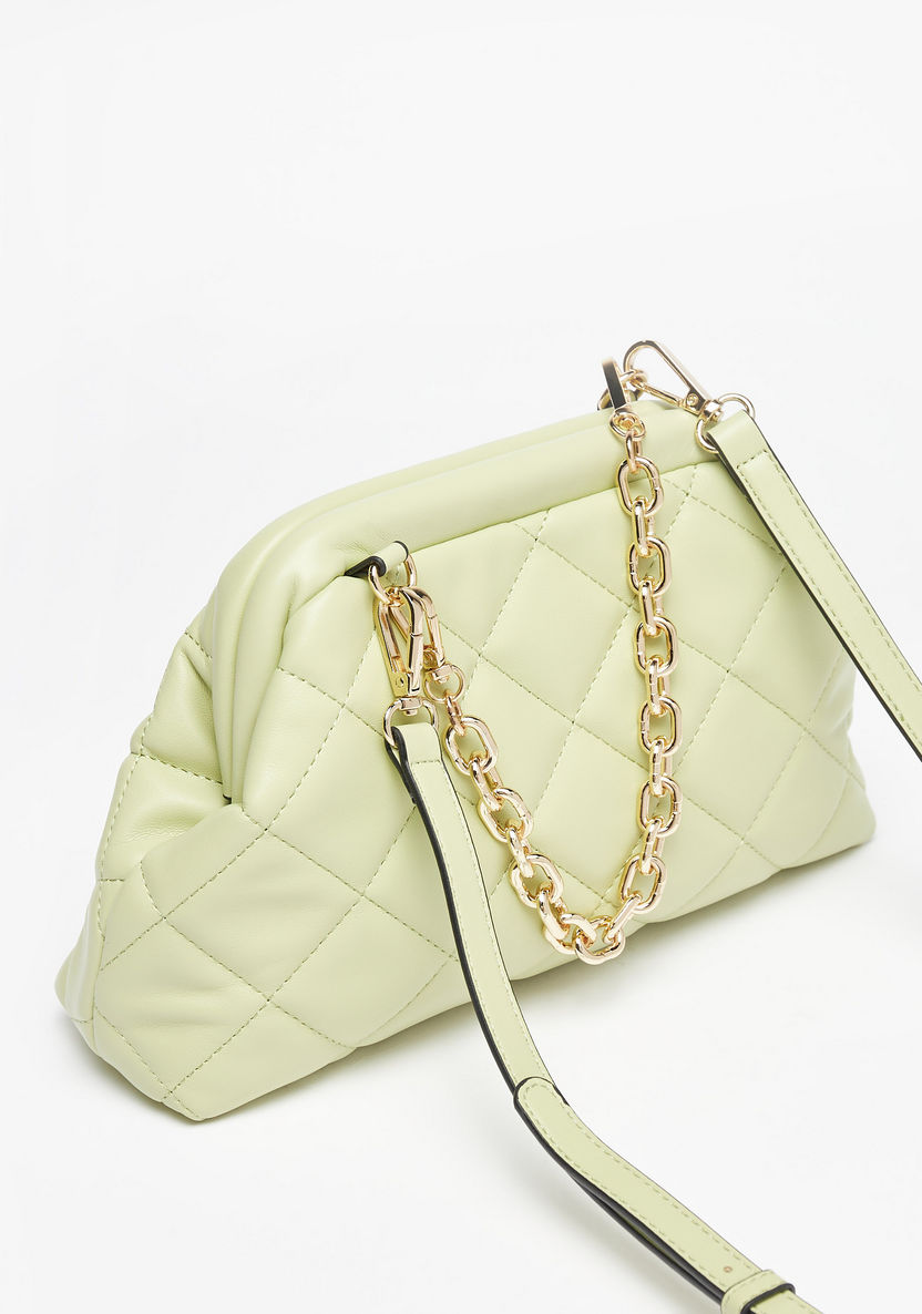 Celeste Quilted Crossbody Bag with Chain Link Accent-Women%27s Handbags-image-2