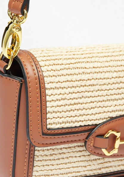 Celeste Textured Shoulder Bag with Detachable Strap-Women%27s Handbags-image-3