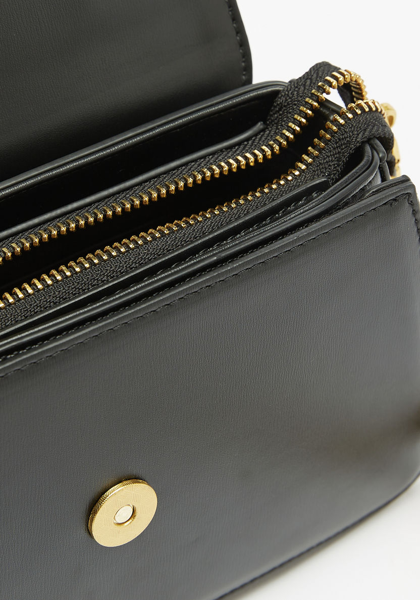 Celeste Solid Satchel Bag with Detachable Chain Strap-Women%27s Handbags-image-5