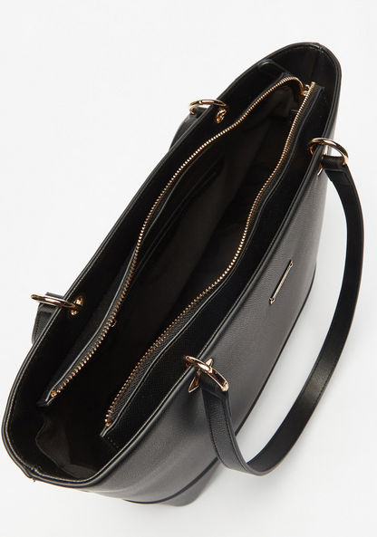 Celeste Solid Tote Bag with Double Handles-Women%27s Handbags-image-3