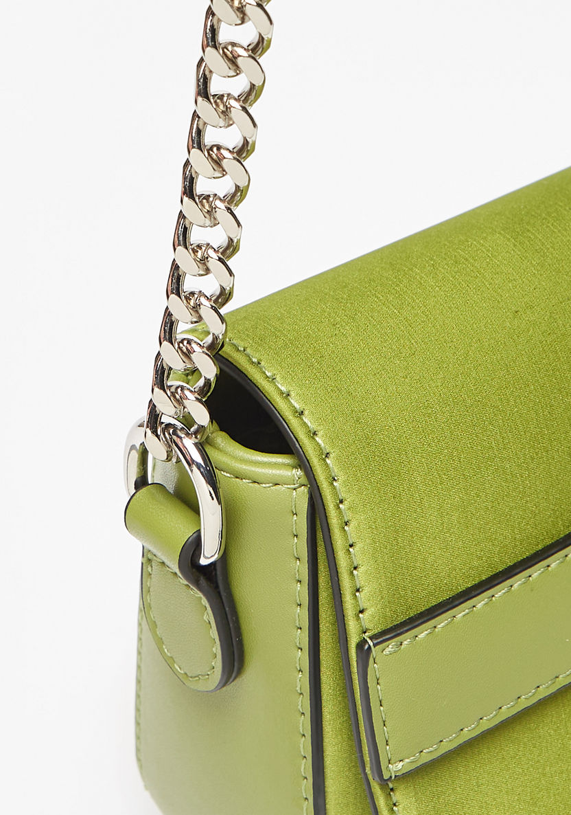 Celeste Embellished Buckled Accented Crossbody Bag-Women%27s Handbags-image-2