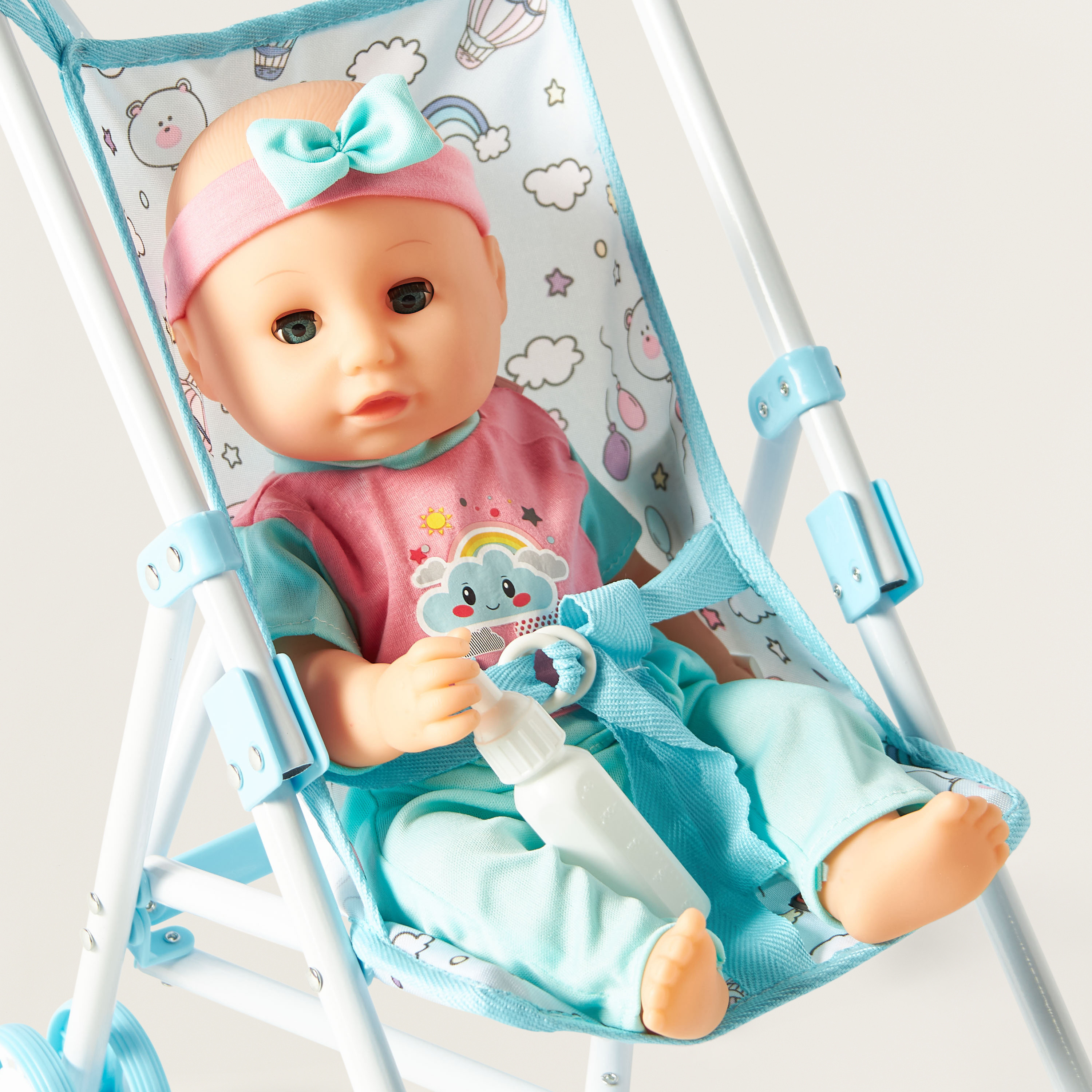 Juniors All-Over Graphic Print Stroller with Doll Playset-toys-dollsandplaysets-dollplaysets-image-3