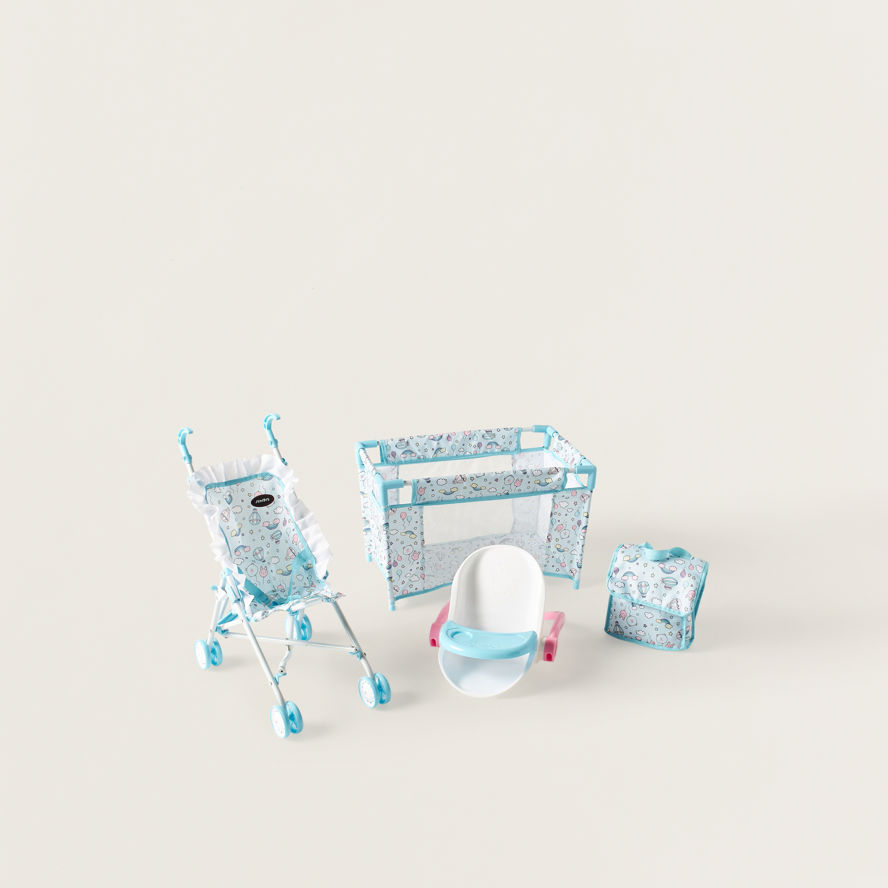 Juniors 4-in-1 Doll Stroller Set-toys-dollsandplaysets-dollplaysets-image-1