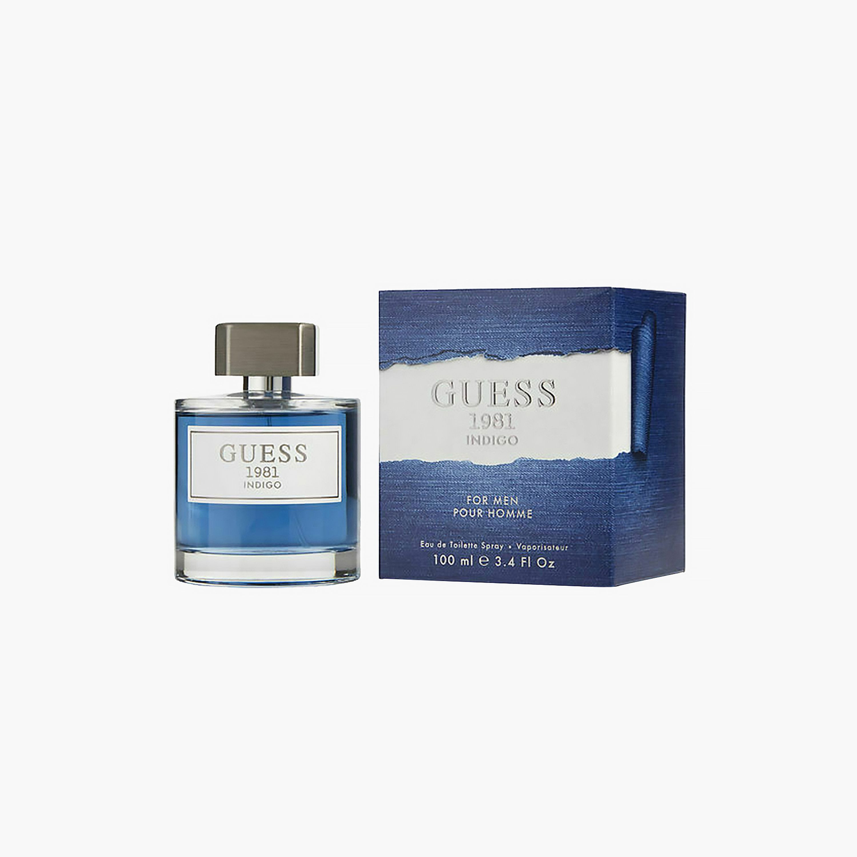 Guess Men's 1981 Indigo Eau De Toilette - 100 ml-beautyandpersonalcare-fragrance-men-image-1