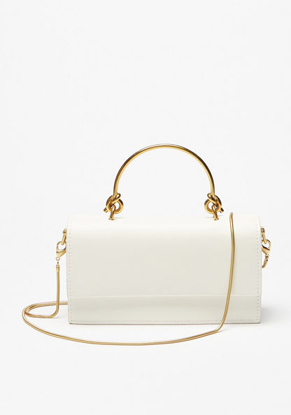 Haadana Solid Satchel Bag with Detachable Strap-Women%27s Handbags-image-0