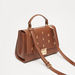 Elle Studded Satchel Bag with Detachable Strap-Women%27s Handbags-thumbnailMobile-2