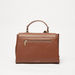 Elle Studded Satchel Bag with Detachable Strap-Women%27s Handbags-thumbnailMobile-4