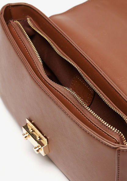 Elle Embellished Shoulder Bag with Detachable Strap-Women%27s Handbags-image-4