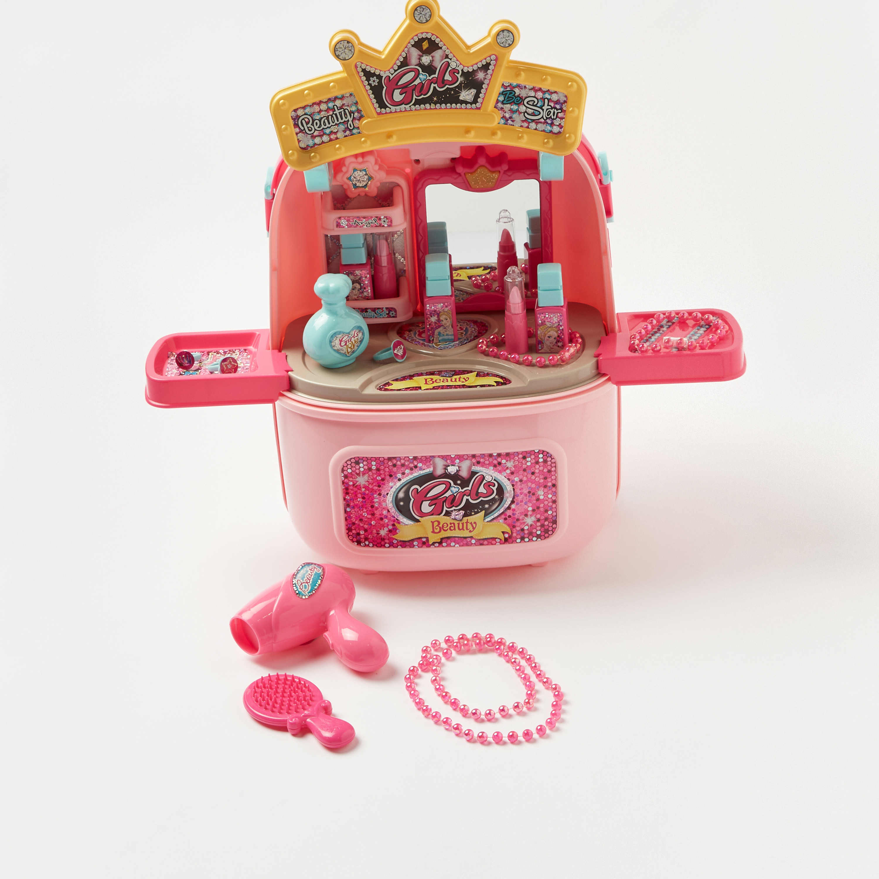 Juniors Beauty Playset in Backpack-toys-roleplay-makeupandcosmeticsets-image-1