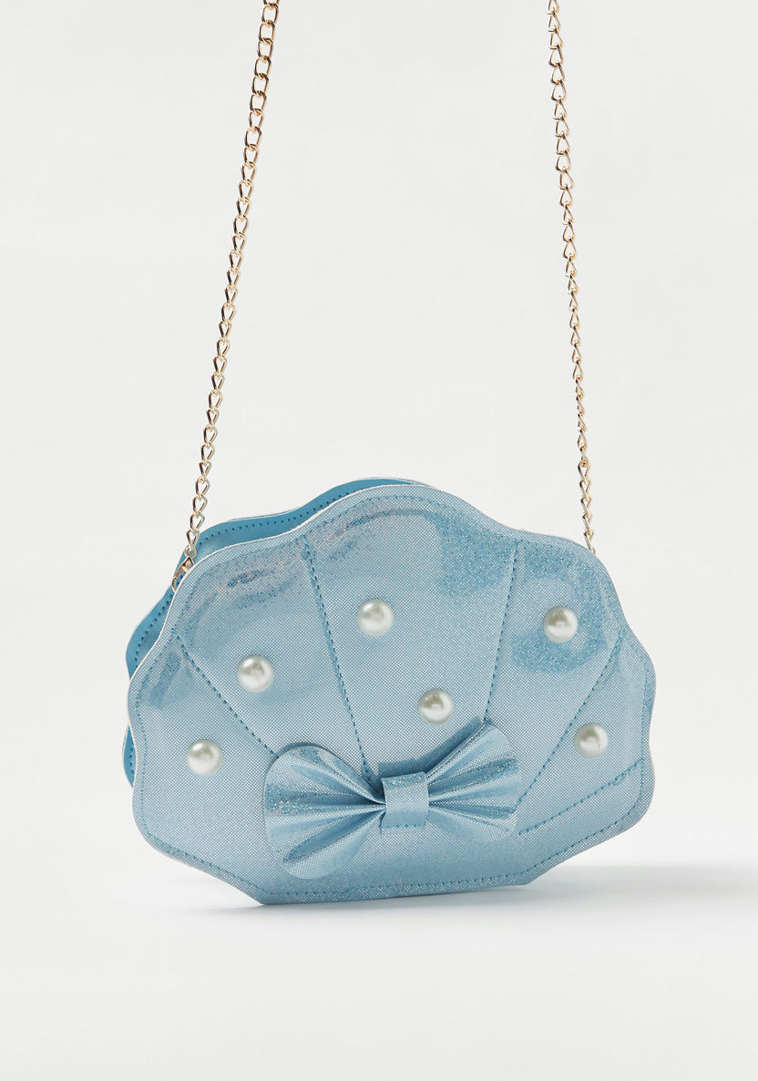 Charmz Embellished Crossbody Bag with Bow Accent-Bags and Backpacks-image-1