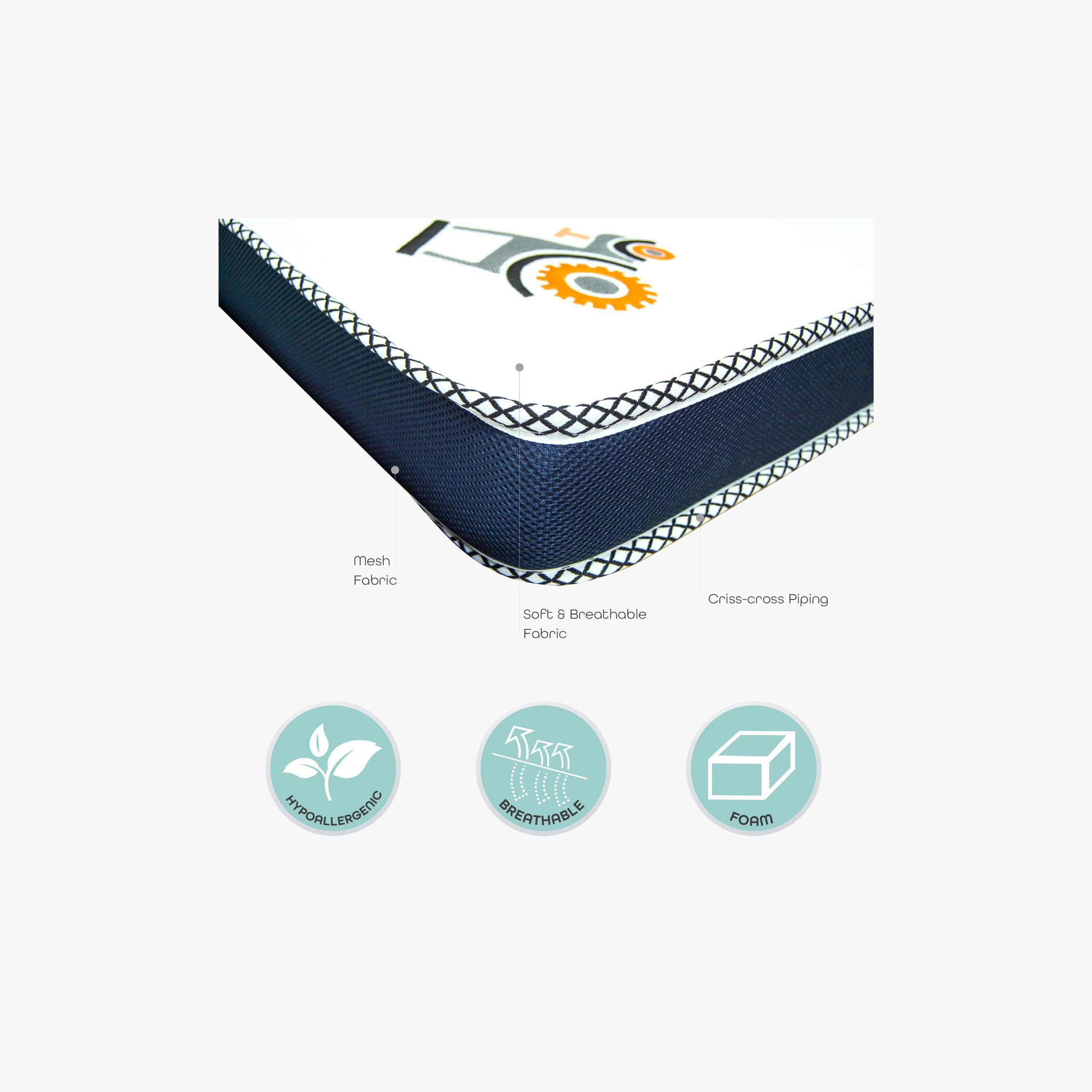 مرتبة إسفنج بطبعات من مون - 140x70x12 سم-baby-nursery-mattresses-image-4