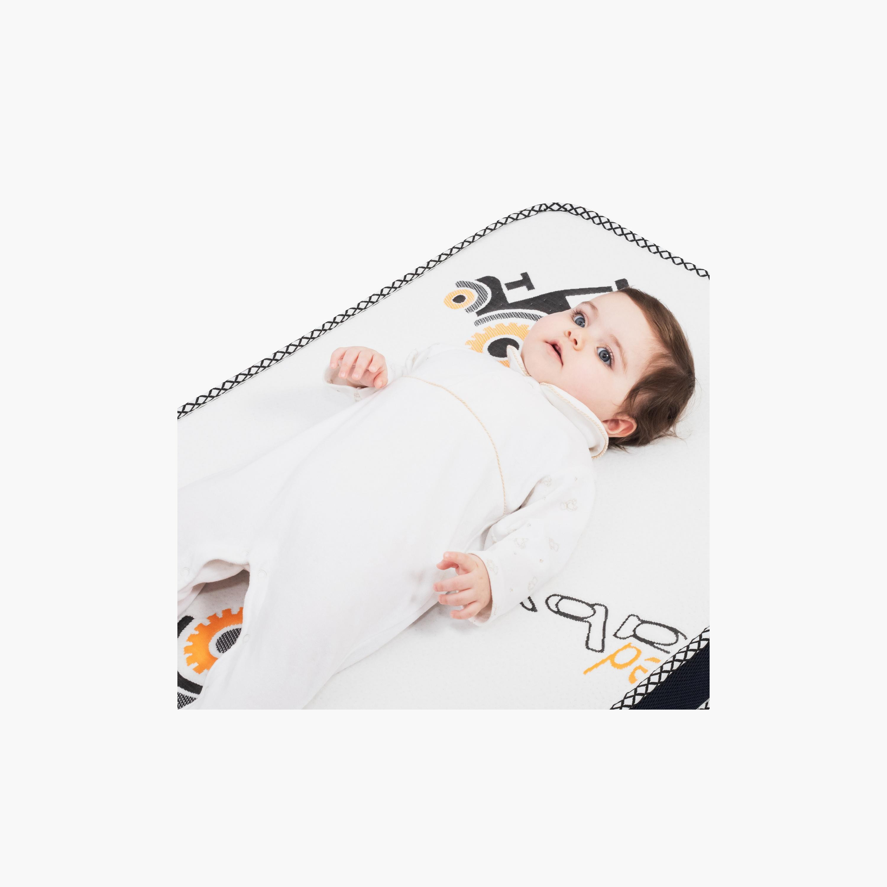 مرتبة إسفنج بطبعات من مون - 140x70x12 سم-baby-nursery-mattresses-image-5