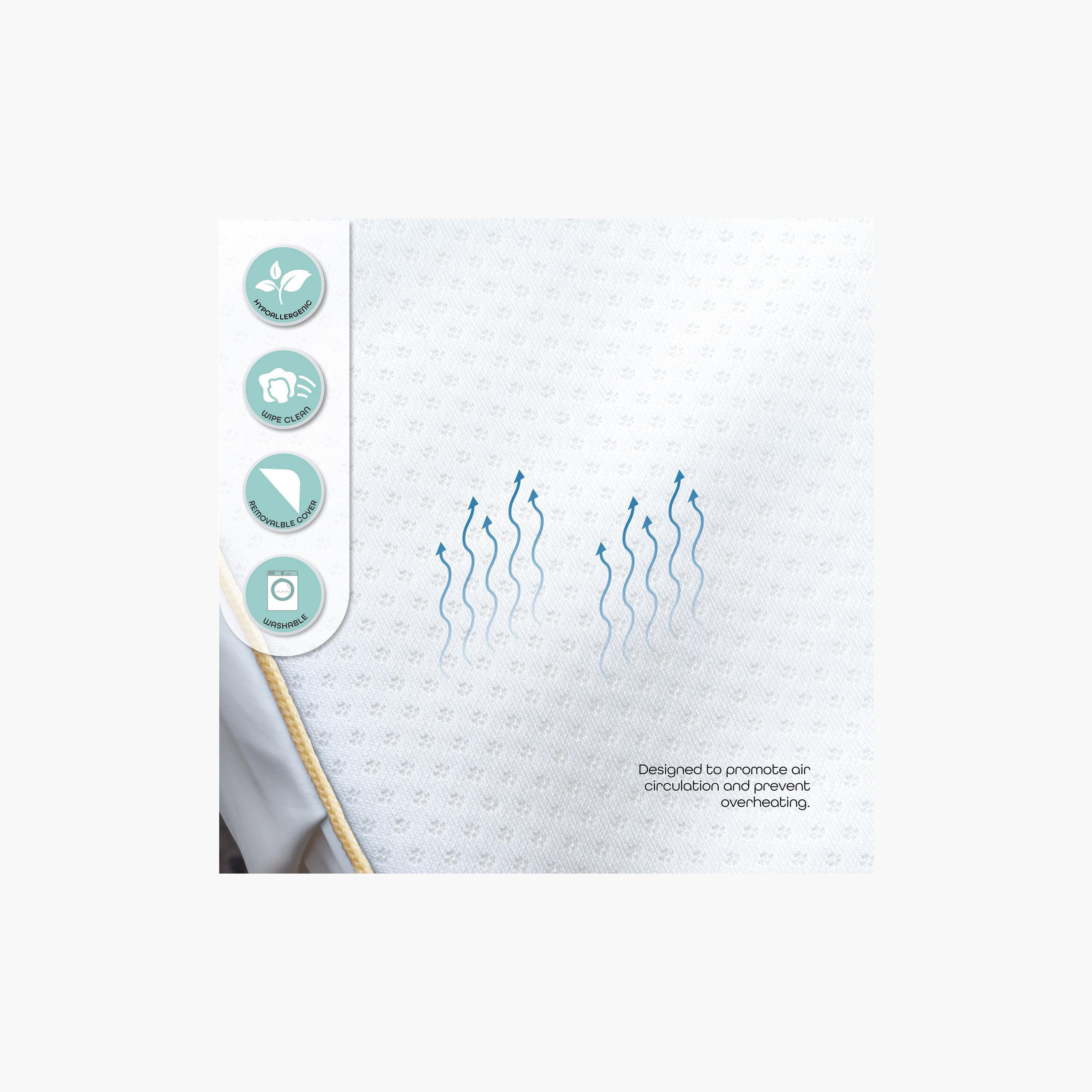 مرتبة فينتيفلو من مون - 120x60x10 سم-baby-nursery-mattresses-image-3