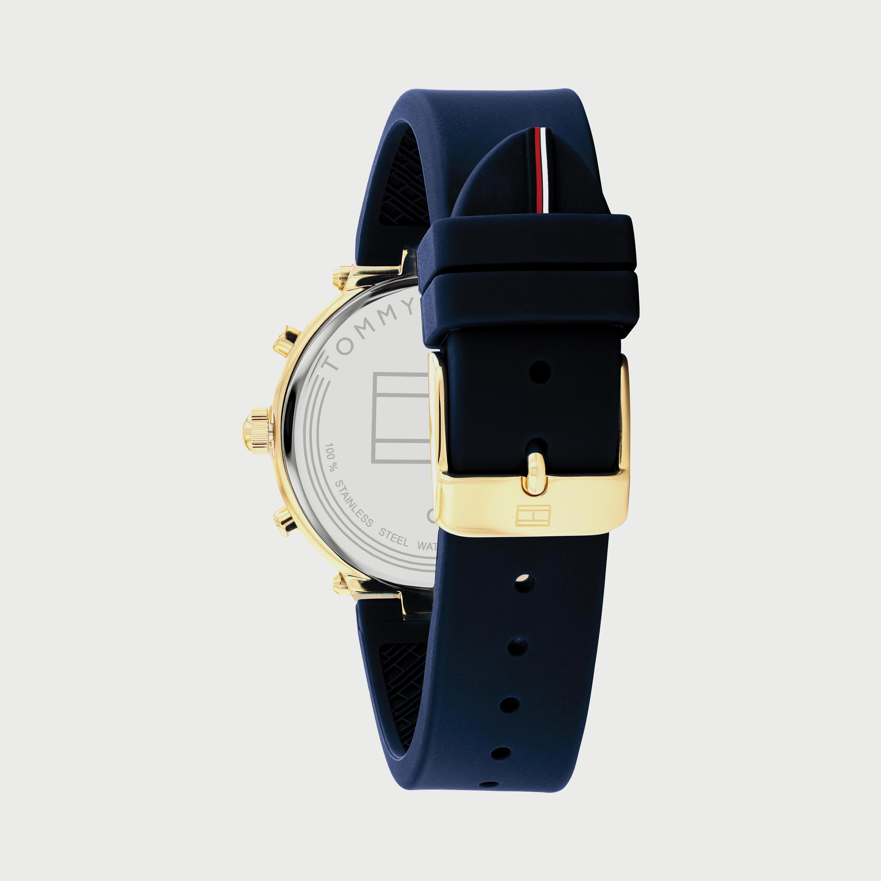 Tommy Hilfiger Women's 38 MM Blue Chronograph Silicone Strap Watch -1782491-women-watchesandjewellery-watches-image-3