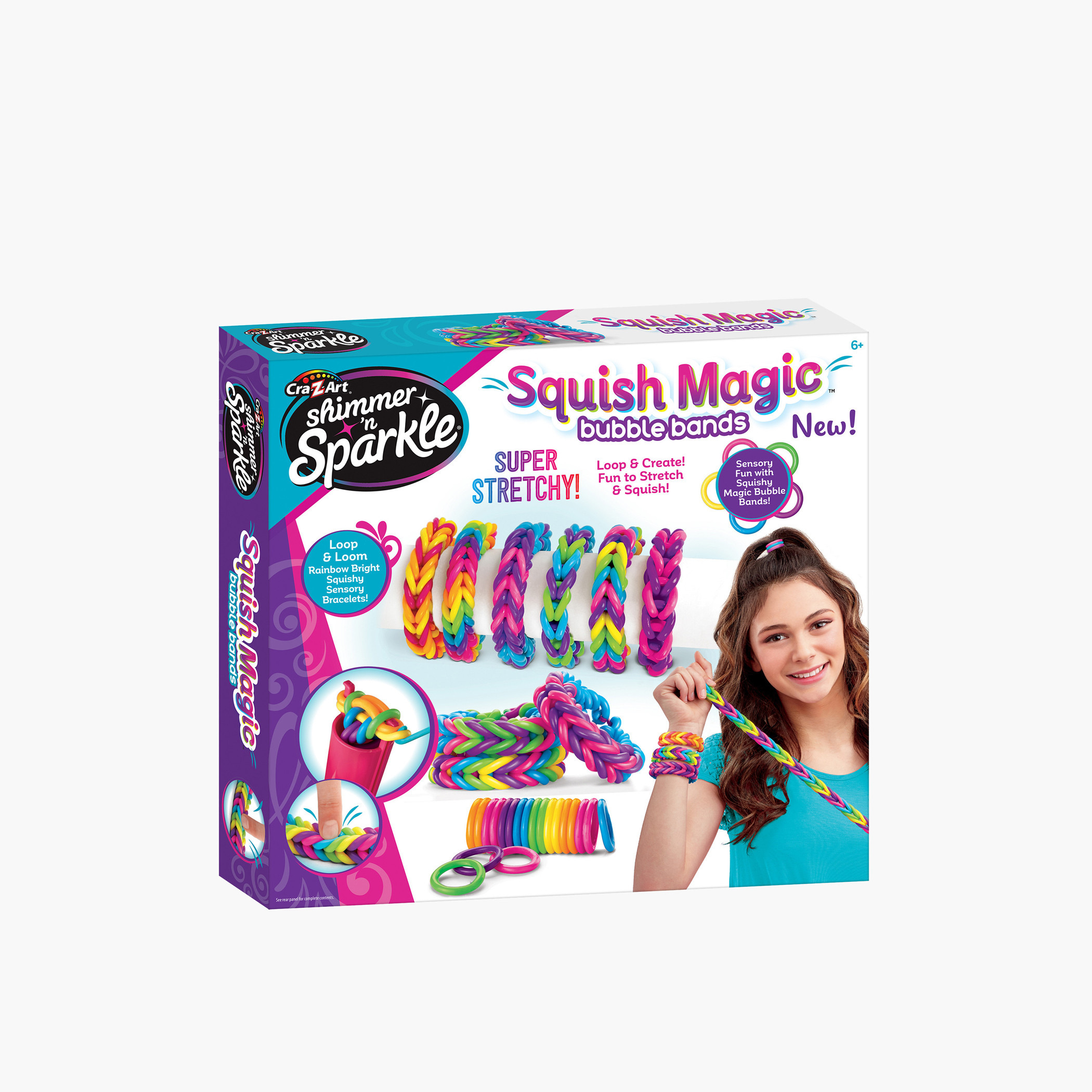 Shimmer & Sparkle Squish Magic DIY Bubble Bands Playset-school-artsandcrafts-image-5