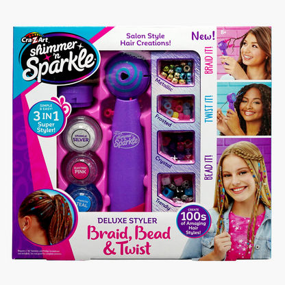 Shop Shimmer & Sparkle Deluxe Styler Braid Bead and Twist Hair Styling  Playset Online | Babyshop UAE
