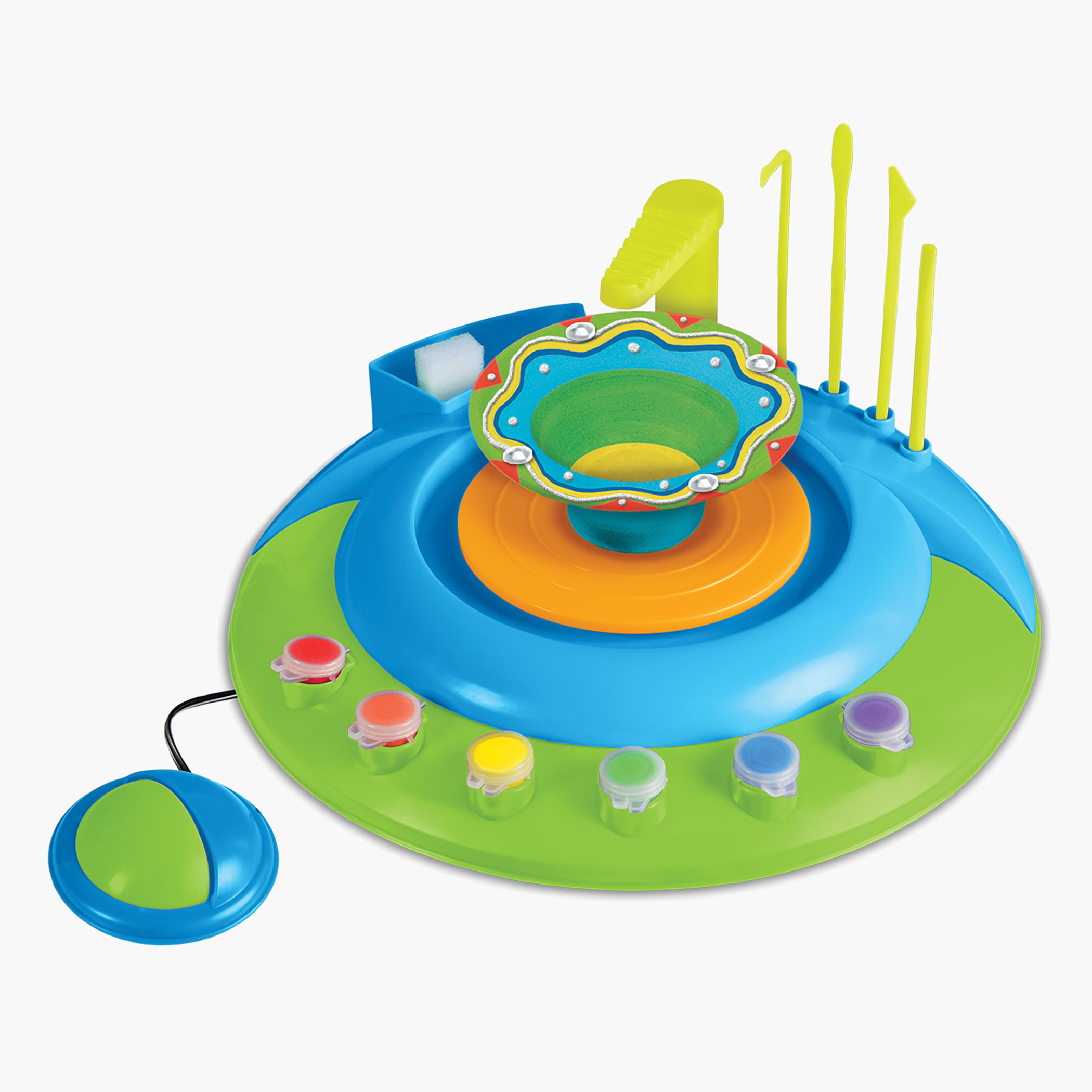 Cra-Z-Art Motorised Pottery Wheel Playset-school-artsandcrafts-image-4