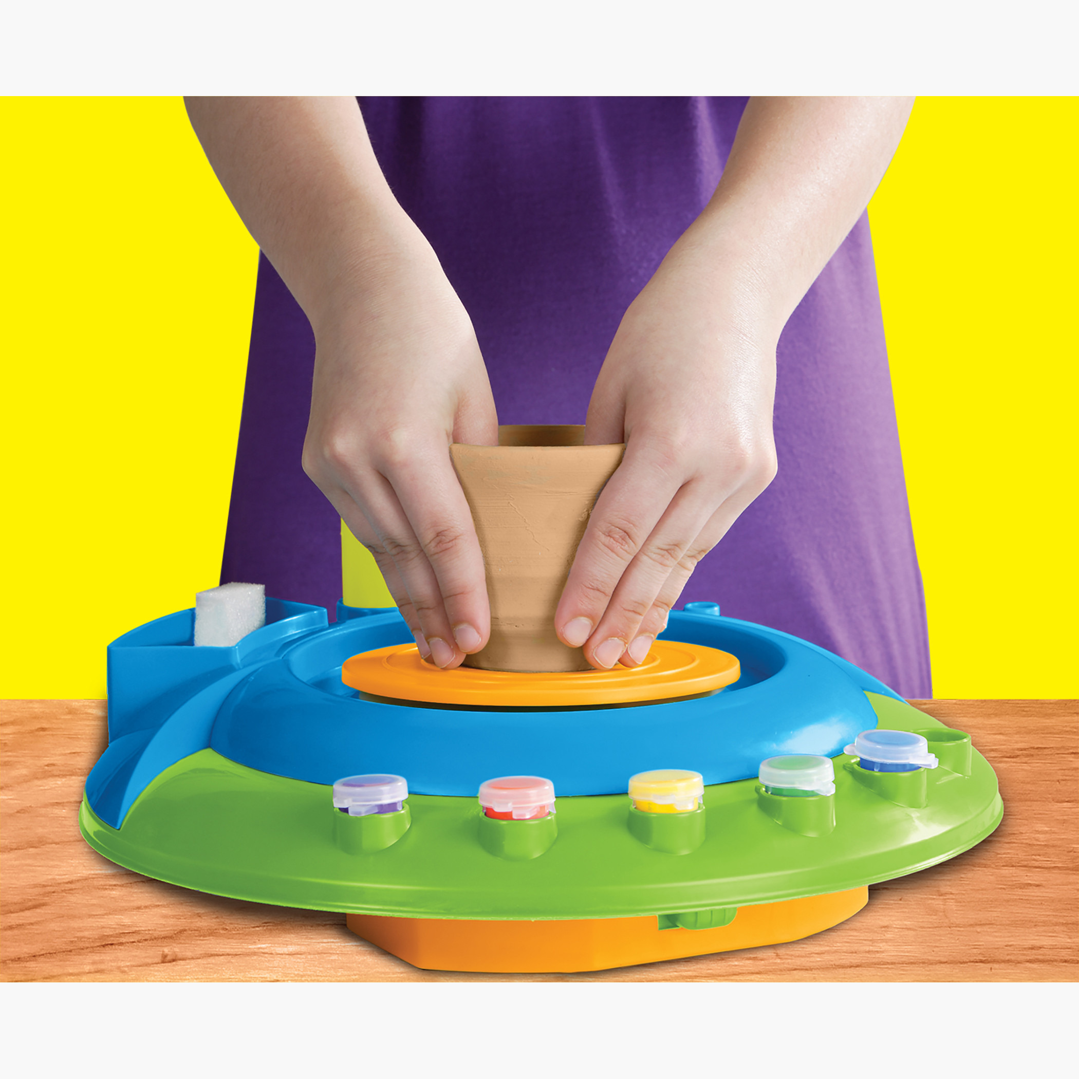 Cra-Z-Art Motorised Pottery Wheel Playset-school-artsandcrafts-image-5
