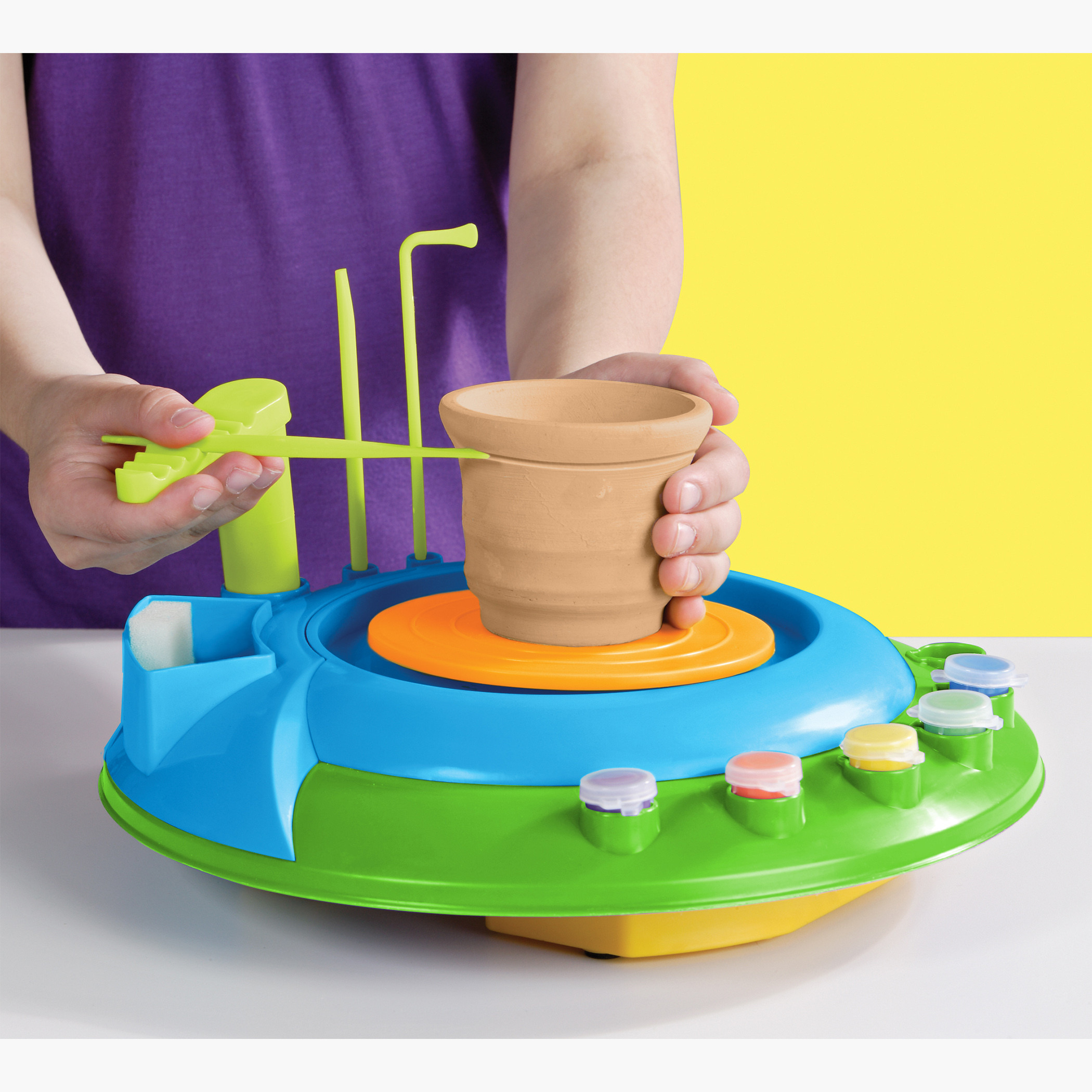Cra-Z-Art Motorised Pottery Wheel Playset-school-artsandcrafts-image-6