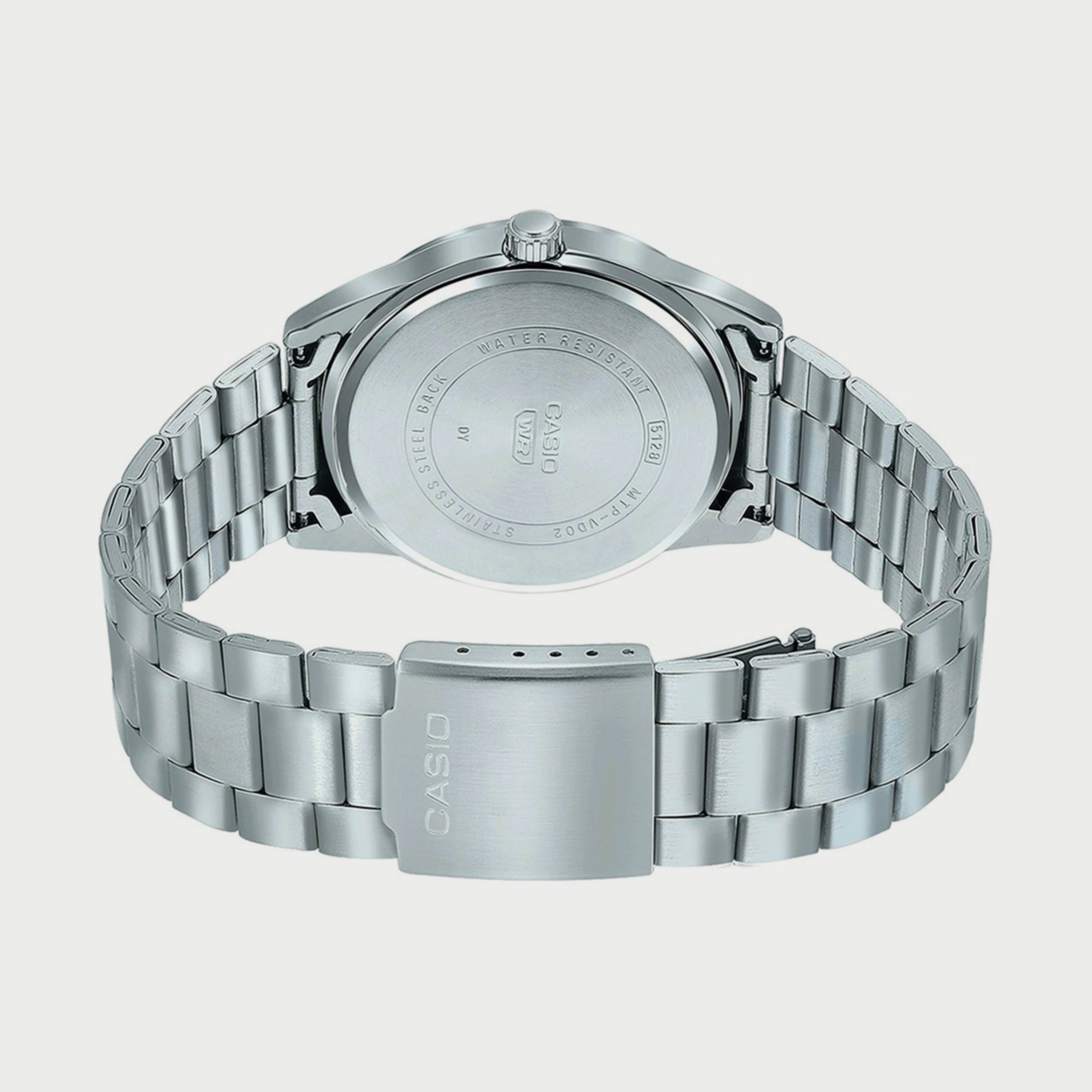 Casio Men's Silver Analog Stainless Steel Strap Watch - MTP-VD02D-1EUDF | 48 MM-men-watchesandjewellery-watches-image-3