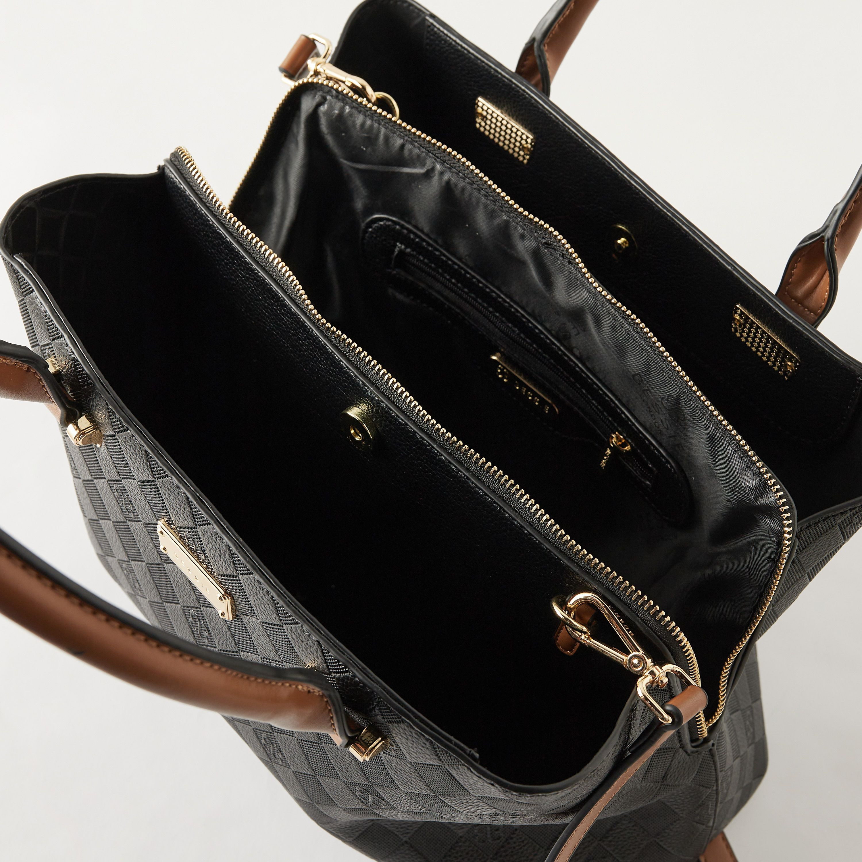 Bessie London Textured Tote Bag-women-bagsandwallets-handbags-image-5