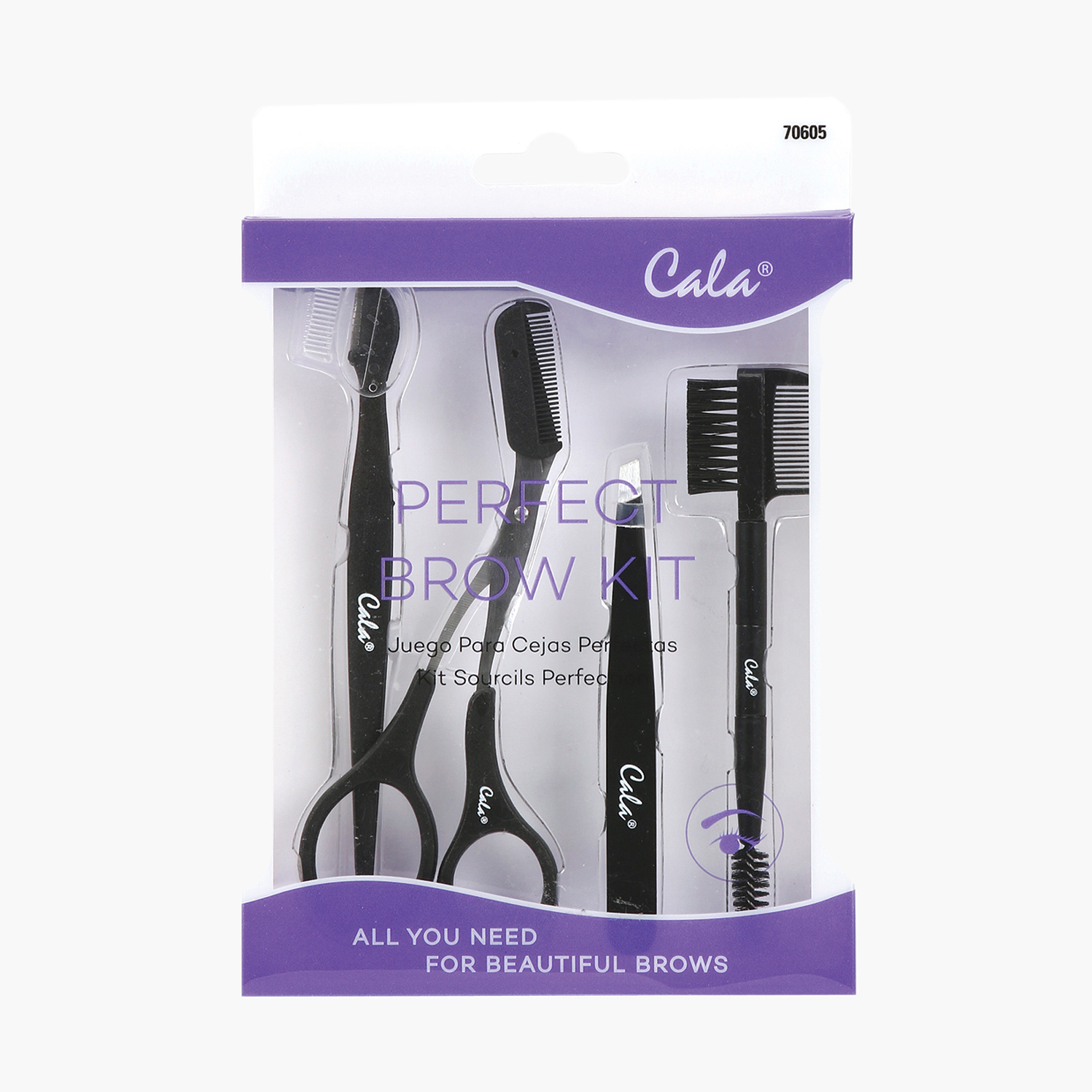 مجموعة الحواجب بيرفكت 4 قطع من كالا-beautyandpersonalcare-makeup-brushesandaccessories-accessories-image-1