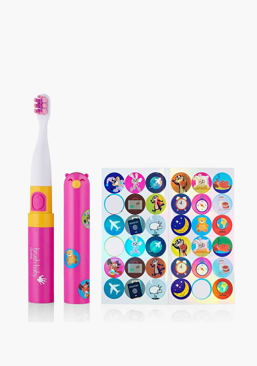 Brush Baby Go-Kidz Electric Toothbrush with Stickers-Oral Care-image-1