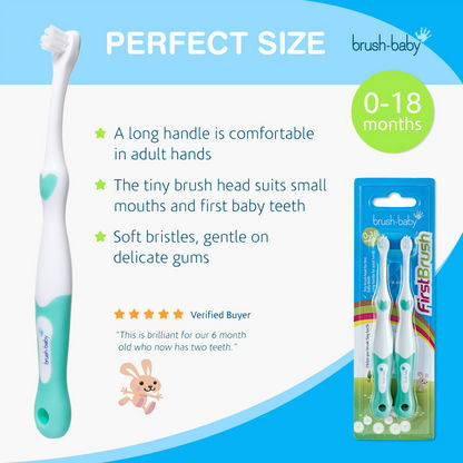 Brush Baby 2-Piece First Brush Set-Oral Care-image-5