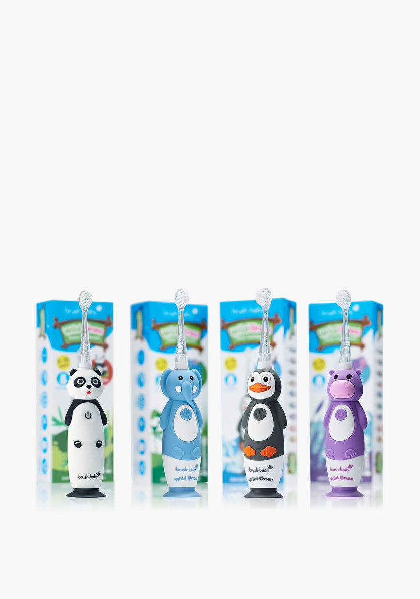 Brush Baby Panda Print Rechargeable Toothbrush-Oral Care-image-6