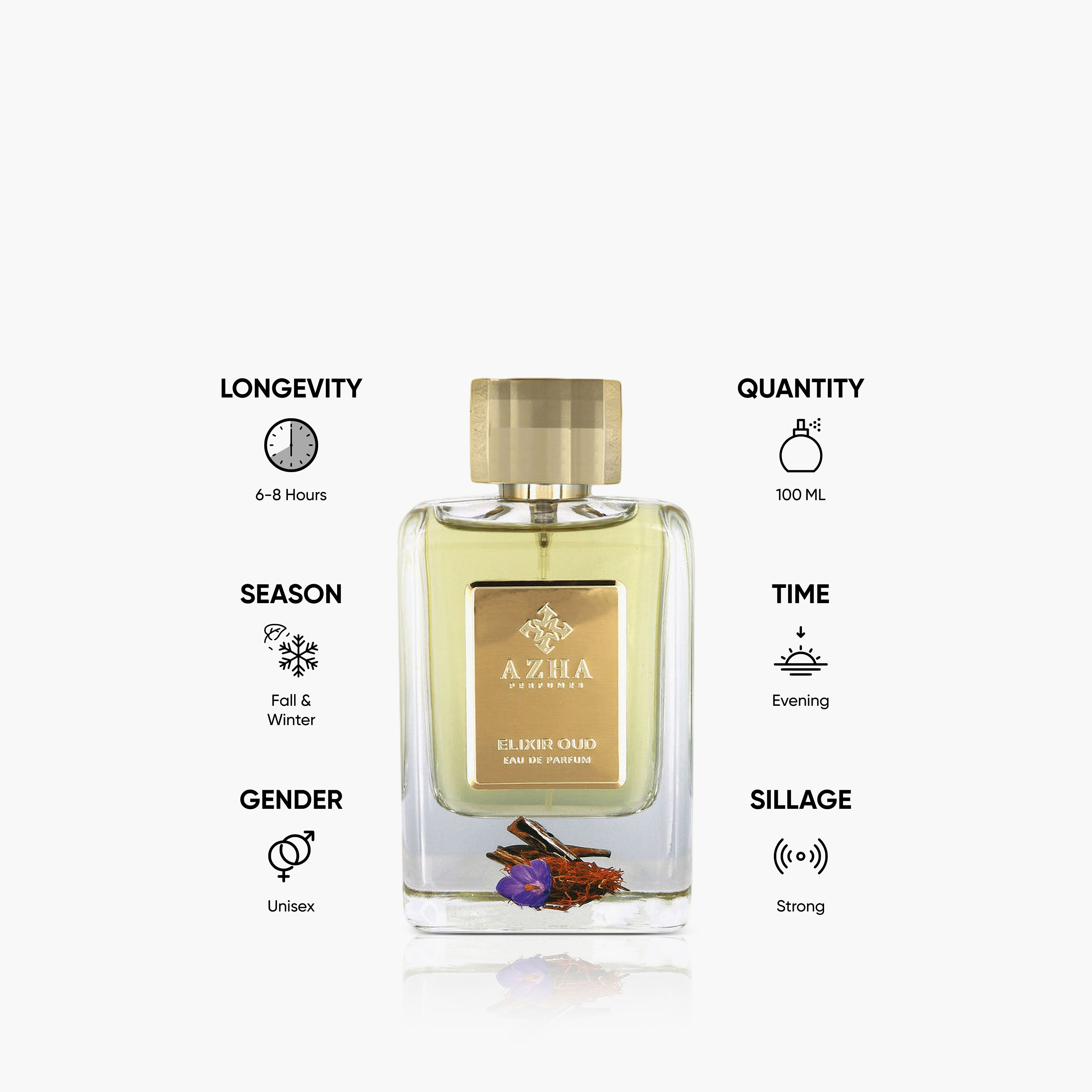 Azha Elixir Oud EDP Spray - 100 ml-beautyandpersonalcare-fragrance-unisex-image-5