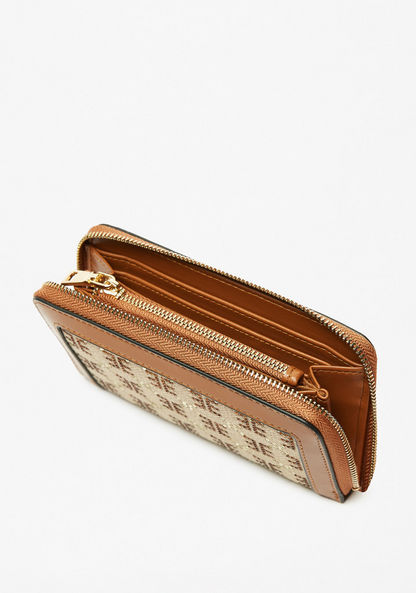 Elle Embellished Zip Around Wallet-Wallets & Clutches-image-3