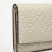 Elle Embossed Bi-Fold Wallet with Flap Closure-Wallets and Clutches-thumbnailMobile-2